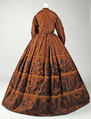 Dress, silk, American