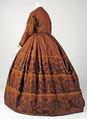 Dress, silk, American