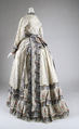 Morning dress, cotton, American