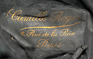 Hat, silk, horsehair, wire, metal, French