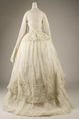 Wedding dress, cotton, American