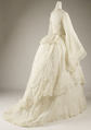 Wedding dress, cotton, American