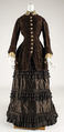 Wedding dress, silk, French