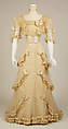 Evening dress, Jacques Doucet  French, silk, French