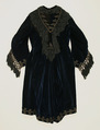 Robe à la Polonaise, silk, American