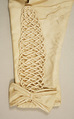 Wedding dress, silk, American