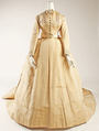 Wedding dress, silk, American