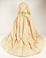 Wedding dress, silk, American