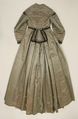 Dress, silk, French