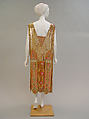 Evening dress, Paul Poiret (French, Paris 1879–1944 Paris), sequins, silk, metallic, beads, French