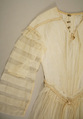 Wedding ensemble, silk, leather, American