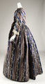Dressing gown, silk, cotton, American