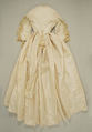 Wedding ensemble, silk, American