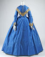 Wedding dress, silk, American