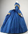 Wedding dress, silk, American