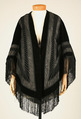 Mantle, silk, cotton, American