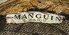 Evening hat, Manquin (French), metallic, silk, French