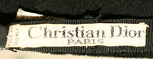 Ensemble, House of Dior (French, founded 1946), (a) wool
(b,c,d) leather
(e) wool, feathers, French