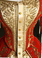 Court ensemble, silk, gold, Russian