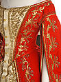 Court ensemble, silk, gold, Russian