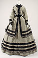 Wedding ensemble, (a–c) silk/wool
(d, e) silk, linen, leather, American