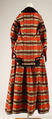 Skating ensemble, wool, fur, steel, American