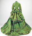 Dress, silk, American