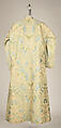 Banyan and waistcoat, silk, French