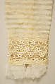 Dress, cotton, silk, American