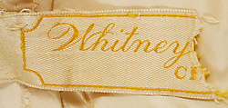 Dress, cotton, silk, American