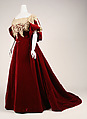 Evening dress, House of Worth (French, 1858–1956), silk, French