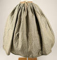 Petticoat, silk, cotton, American