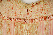 Dressing gown, silk, probably French