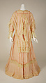 Dressing gown, silk, probably French