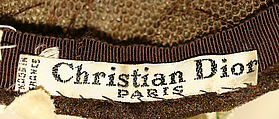 "Marjolaine", House of Dior (French, founded 1946), silk, cotton, metal, French