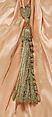 Afternoon dress, Weeks (French), silk, fur, metal, French