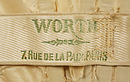 Ensemble, (a, b) House of Worth (French, 1858–1956), (a, b) silk, simulated pearls, rhinestones
(c, d) silk, wood, metal, rhinestones, French
