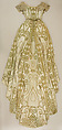 Ensemble, (a, b) House of Worth (French, 1858–1956), (a, b) silk, simulated pearls, rhinestones
(c, d) silk, wood, metal, rhinestones, French