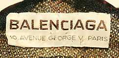 Ensemble, House of Balenciaga (French, founded 1937), silk, French