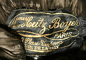 Hat, straw, silk, wire, French