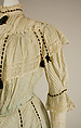 Dress, cotton, silk, American