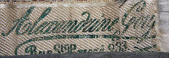 Ensemble, silk, cotton, French