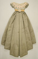 Ensemble, silk, cotton, French