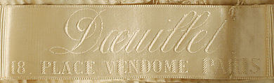 Evening dress, Doeuillet, silk, French