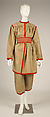 Gym suit, linen, cotton, leather, metal, French