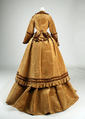 Wedding dress, silk, American