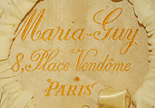 Hat, straw, silk, French