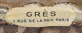 Evening dress, Madame Grès (Germaine Émilie Krebs) (French, Paris 1903–1993 Var region), silk, French