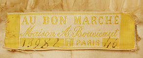 Opera cloak, Au Bon Marché/Maison A. Boucicaut (French, founded ca. 1852), silk, French