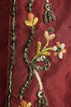 Suit, silk, metallic, French